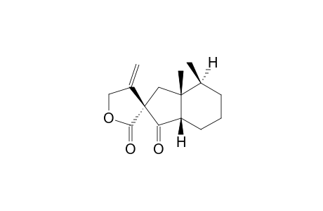 Ethyl spiro[4-Methylenefuran-2-one-3,8'-1',2'-dimethylbicyclo[4.3.0]nonan-7'-one]