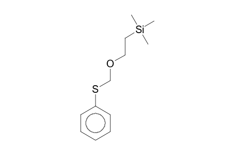 (Phenylsulfanyl)methyl 2-(trimethylsilyl)ethyl ether