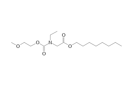 Glycine, N-ethyl-N-(2-methoxyethoxycarbonyl)-, octyl ester