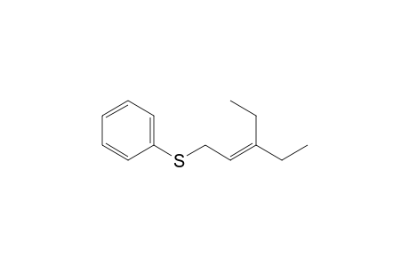 Benzene, [(3-ethyl-2-pentenyl)thio]-