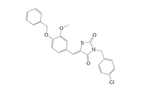 2,4-thiazolidinedione, 3-[(4-chlorophenyl)methyl]-5-[[3-methoxy-4-(phenylmethoxy)phenyl]methylene]-, (5Z)-