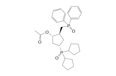 c-4-(Dicyclopentylphosphinoyl)-t-2-[(2-diphenylphosphinoyl)methyl]-r-1-cyclopentyl acetate