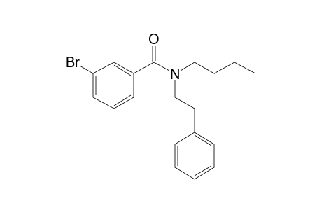 3-Bromobenzamide, N-(2-phenylethyl)-N-butyl-