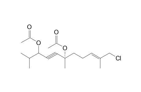 (6S)-2,6,10-Trimethyl-11-chloro-3,6-diacetoxy-9-undecaen-4-yne