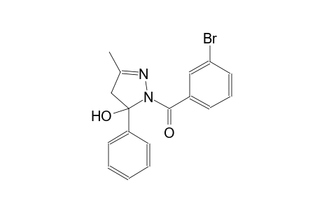 1-(3-bromobenzoyl)-3-methyl-5-phenyl-4,5-dihydro-1H-pyrazol-5-ol