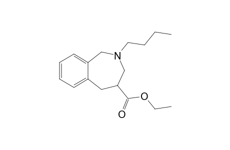 2-butyl-1,3,4,5-tetrahydro-2-benzazepine-4-carboxylic acid ethyl ester