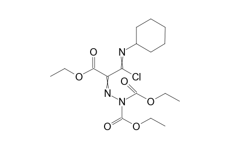 Diethyl 2-{2-Chloro-2-(cyclohexylimino)-1-(ethoxycarbonyl)ethylidene}hydrazine-1,1-dicarboxylate