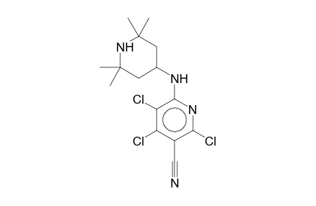 2,4,5-trichloro-6-[(2,2,6,6-tetramethyl-4-piperidinyl)amino]-3-pyridinecarbonitrile