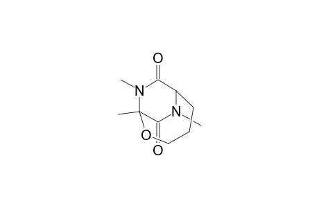 2-Oxa-7,9-diazabicyclo[4.2.2]decane-8,10-dione, 1,7,9-trimethyl-