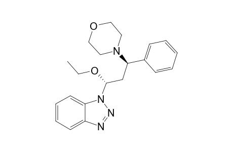 1-[(1R,3R)-1-ethoxy-3-morpholin-4-yl-3-phenylpropyl]benzotriazole
