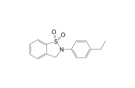 2-(4-Ethylphenyl)-1,2-benzothiazole 1,1-dioxide