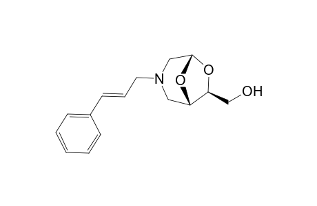 (1S,5S,7R)-3-Cinnamyl-6,8-dioxa-7-exo-hydroxymethyl-3-azabicyclo[3.2.1]octane