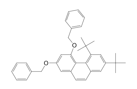 Phenanthrene, 2,4-bis(1,1-dimethylethyl)-5,7-bis(phenylmethoxy)-, (.+-.)-