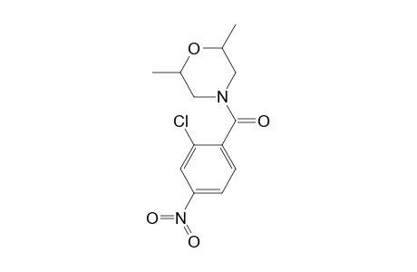 4-(2-Chloro-4-nitrobenzoyl)-2,6-dimethylmorpholine
