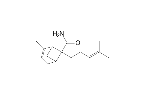 Bicyclo[3.1.1]hept-2-ene-6-carboxamide, 2-methyl-6-(4-methyl-3-pentenyl)-, (1.alpha.,5.alpha.,6.beta.)-(.+-.)-
