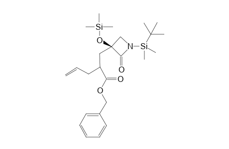 [S*]-1-(tert-Butyldimethylsilyl)-2-oxo-.alpha.-2-propenyl-3-[(trimethylsilyl)oxy]-3-azetidinepropanoic acid Benzyl Ester