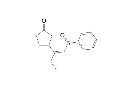 Cyclopentanone, 3-[1-methyl-3-(phenylsulfinyl)-2-propenyl]-, [3R*[1R*,2E,3(R*)]]-(.+-.)-