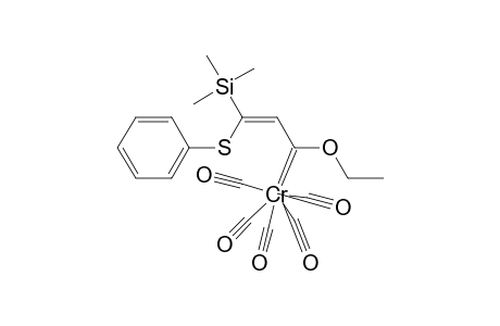 Pentacarbonyl [ (2E / 2Z )-1-ethoxy-3-(phenylthio)-3-(trimethylsilyl)-2-propenylidene ] chromium