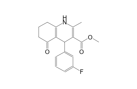 methyl 4-(3-fluorophenyl)-2-methyl-5-oxo-1,4,5,6,7,8-hexahydro-3-quinolinecarboxylate