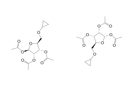 1,2,3-TRI-O-ACETYL-5-O-CYCLOPRPOPYL-ALPHA/BETA-D-RIBOFURANOSIDE