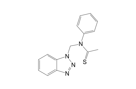 N-(benzotriazol-1-ylmethyl)-N-phenylethanethioamide