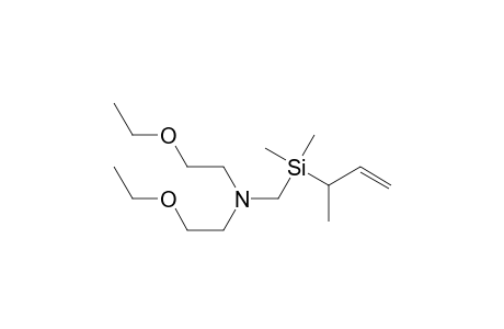 Ethanamine, N-[[dimethyl(1-methyl-2-propenyl)silyl]methyl]-2-ethoxy-N-(2-ethoxyethyl)-