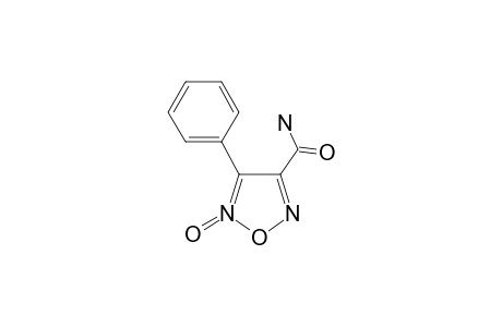 5-oxido-4-phenyl-furazan-5-ium-3-carboxamide
