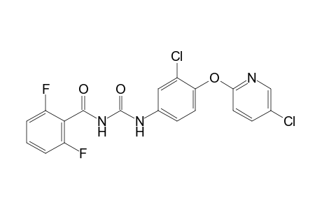 Benzamide, N-[[[3-chloro-4-[(5-chloro-2-pyridinyl)oxy]phenyl]amino]carbonyl]-2,6-difluoro-