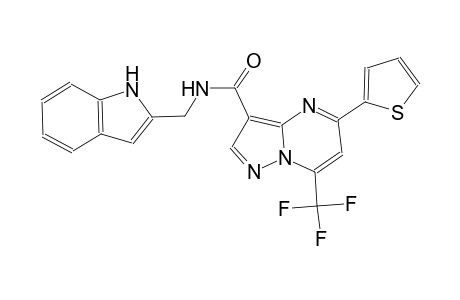 N-(1H-indol-2-ylmethyl)-5-(2-thienyl)-7-(trifluoromethyl)pyrazolo[1,5-a]pyrimidine-3-carboxamide