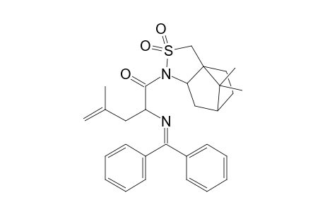 4-[2'-(Diphenylmethylene)amino-1'-oxo-4'-methylpent-4'-enyl]-10,10-dimethyl-3-thia-4-azatricyclo[5.2.1.0(1,5)]decane-3,3-dioxide