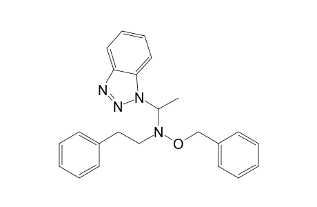 1-[1-(N-Benzyloxy-N-phenethylamino)ethyl]benzotriazole