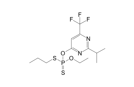 Phosphorodithioic acid, O-ethyl O-[2-(1-methylethyl)-6-(trifluoromethyl)-4-pyrimidinyl] S-propyl ester