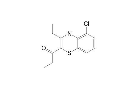 5-CHLORO-3-ETHYL-2-PROPIONYL-4H-1,4-BENZOTHIAZINE