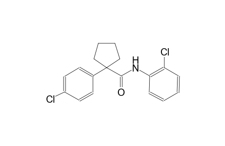 N-(2-chlorophenyl)-1-(4-chlorophenyl)cyclopentanecarboxamide