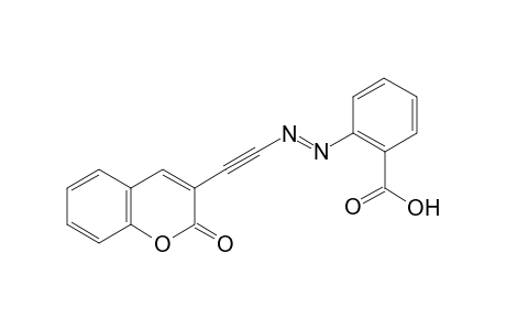 3-[2'-(o-carboxyphenyl-azo)ethynyl]coumarin
