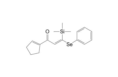 (E)-1-phenylselenyl-1-trimethylsilyl-2-(cyclopent-1'-en-1'-ylcarbonyl)ethene