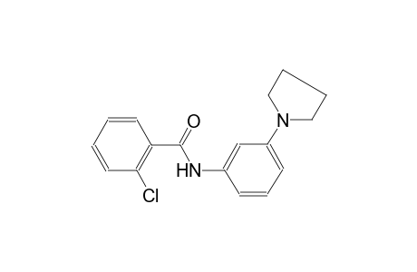 2-chloro-N-[3-(1-pyrrolidinyl)phenyl]benzamide