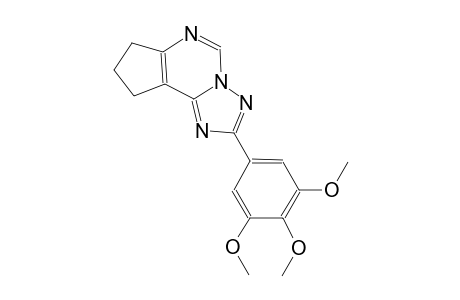 7H-cyclopenta[e][1,2,4]triazolo[1,5-c]pyrimidine, 8,9-dihydro-2-(3,4,5-trimethoxyphenyl)-