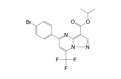 isopropyl 5-(4-bromophenyl)-7-(trifluoromethyl)pyrazolo[1,5-a]pyrimidine-3-carboxylate