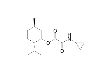 Neomenthyl N-cyclopropyloxamate