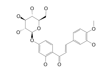 4'-O-BETA-D-GLUCOPYRANOSYL-2',3-DIHYDROXY-4-METHOXY-CHALCONE