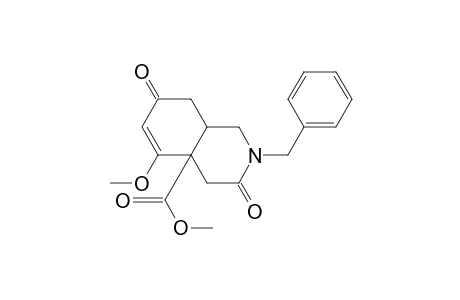 8-Benzyl-1-(methoxycarbonyl)-2-methoxy-8-azabicyclo[4.4.0]deca-2-en-4,9-dione