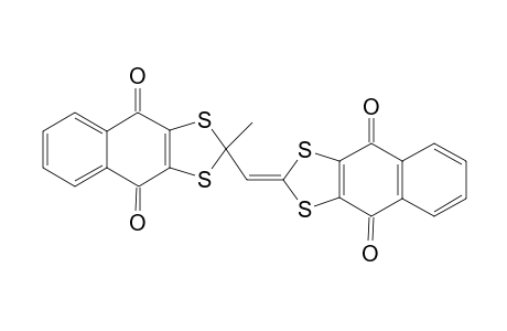 2-(4',9'-Dioxanaphtho[2,3-d]-1',3'-dithiol-2'-ylmethylene)-2-methylnaphtho[2,3-d]-1,3-dithiol-4,9-dione