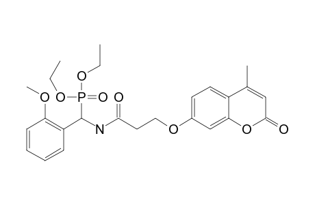 DIETHYL-(3-(4-METHYL-2-OXO-2H-CHROMEN-7-YLOXY)-PROPANAMIDO)-(2-METHOXYPHENYL)-METHYLPHOSPHONATE