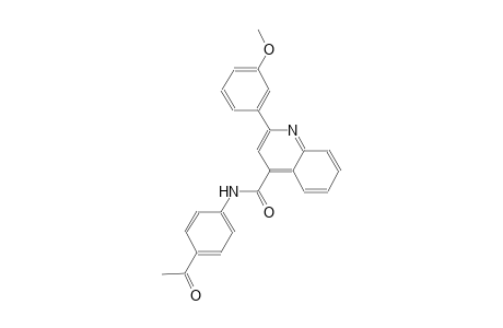 N-(4-acetylphenyl)-2-(3-methoxyphenyl)-4-quinolinecarboxamide