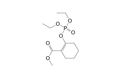 2-Diethoxyphosphoryloxy-1-cyclohexenecarboxylic acid methyl ester