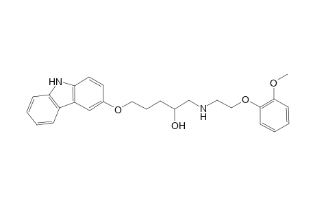 5-(9H-Carbazol-3-yloxy)-1-{[2-(2-methoxyphenoxy)ethyl]amino}-2-pentanol