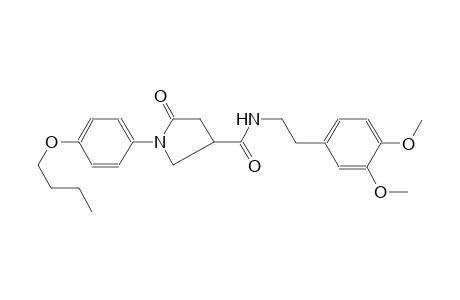 3-pyrrolidinecarboxamide, 1-(4-butoxyphenyl)-N-[2-(3,4-dimethoxyphenyl)ethyl]-5-oxo-