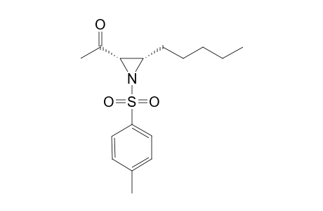1-((2S*,3S*)-3-Pentyl-1-tosylaziridin-2-yl)ethanone