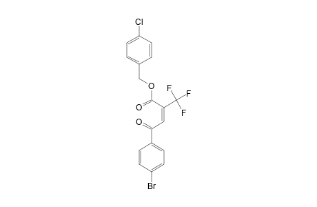 4-(4-BROMOPHENYL)-4-OXO-2-TRIFLUOROMETHYL-2-BUTENOIC-ACID-(4-CHLOROBENZYL)-ESTER